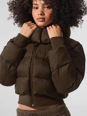 ALO Foxy Puffer Jacket - Espresso